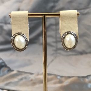 🛑3 for $10 MUST GO SALE Vintage Freshwater Pearl Sterling Stud button Earrings